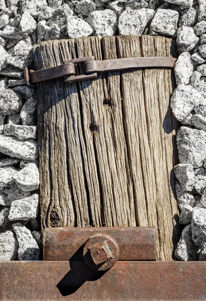 Old Railway Detail Close — Stock Photo, Image