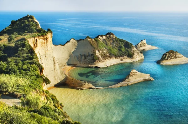 North Coastline Sidari Corfu Greece — Stock Photo, Image