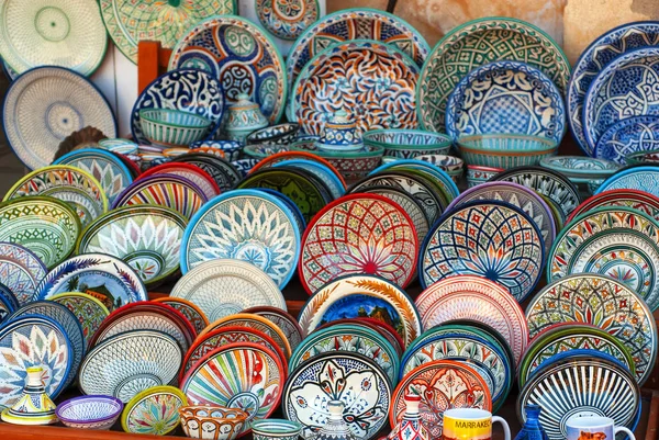 職人陶器、マラケシュ、モロッコの工芸品 — ストック写真
