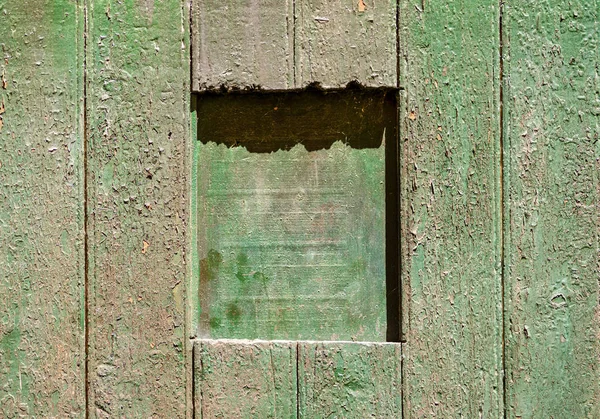 Textura de madeira verde envelhecida — Fotografia de Stock