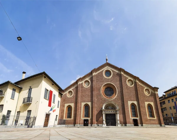 Church and Dominican convent Santa Maria delle grazie (Holy Mary of Grace) where painting The Last Supper by Leonardo da Vinci is kept inside