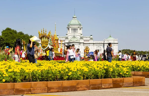 Bangkok Tajlandia Grudnia Ananta Samakhom Tron Hall Jest Także Sala — Zdjęcie stockowe