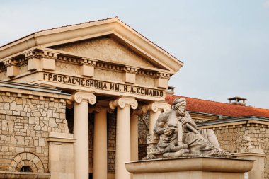 Yessentuki, Stavropol bölge / Rusya - 14 Mayıs 2018: Semashko çamur banyoları