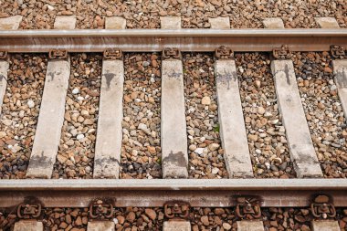  yakın çekim demiryolu raylar