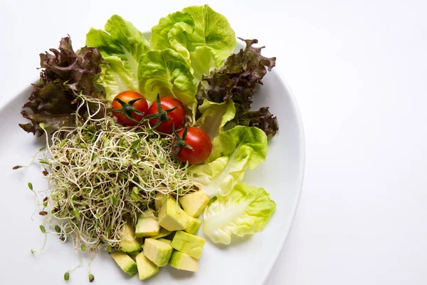 Comida Fusão Muitos Vegetais Para Uma Alimentação Saudável — Fotografia de Stock