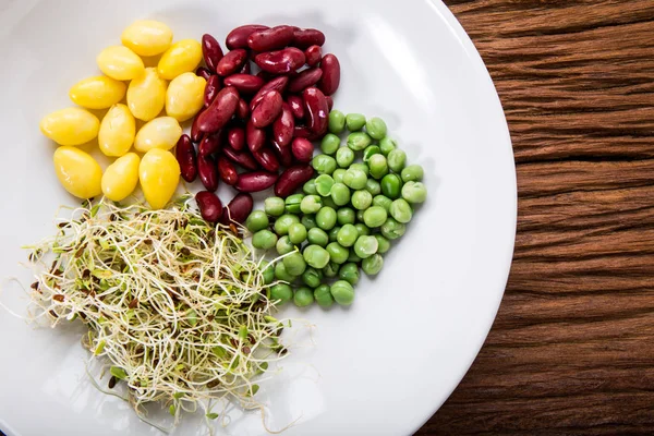 Fusionskost Viele Gemüsearten Für Eine Gesunde Ernährung — Stockfoto