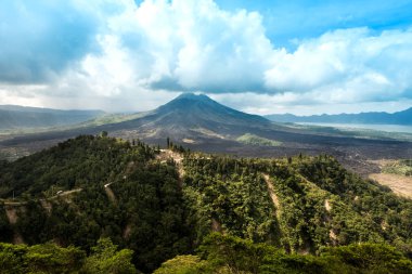 Bali Kintamani yanardağı, Endonezya.
