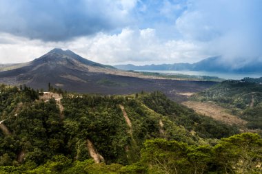 Bali Kintamani yanardağı, Endonezya.