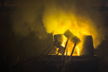 Bir sıvı için vulkanizasyon