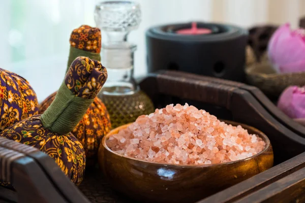 Himalayanskt rosa salt — Stockfoto