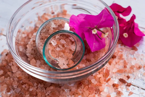 Himalaya roze zout — Stockfoto