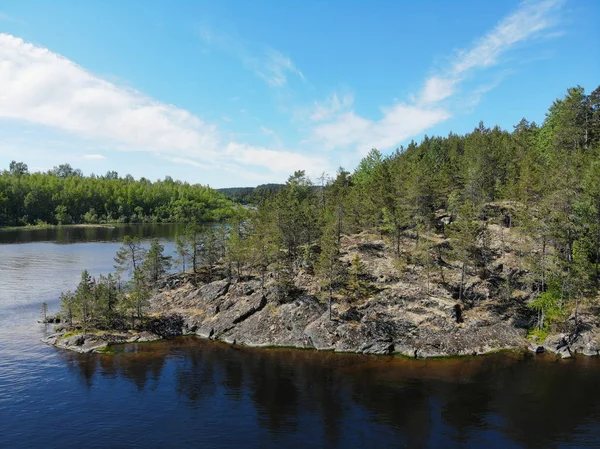 Colina Ladoga Por Dron — Foto de Stock