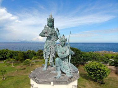 Krishna ve Arjuna. ile DJI indeks işlem kamera tarafından oluşturulan