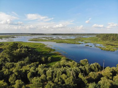 Oka Nehri. ile DJI indeks işlem kamera tarafından oluşturulan