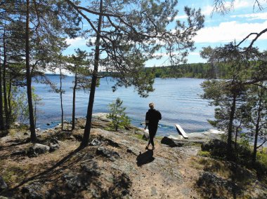 Ladoga ile DJI indeks işlem kamera tarafından oluşturulan, adada
