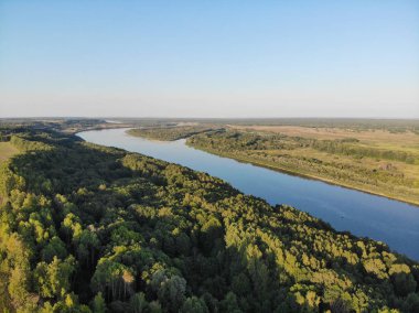 Yaz Köyü'nde. dron tarafından oluşturulmuş