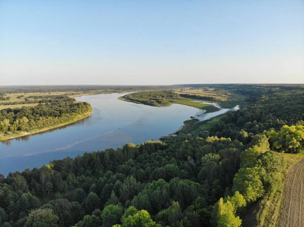 Gran Río Oka Rusia — Foto de Stock