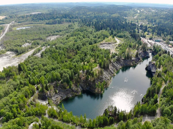 Antiguo Cañón Mármol Karelia — Foto de Stock