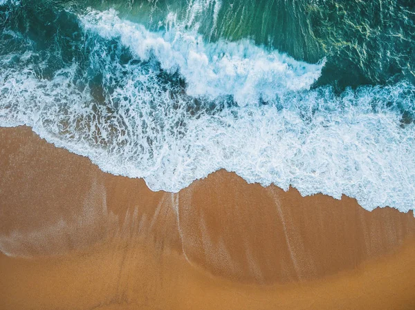 Вид Воздуха Коста Брава Каталонии Пляж Полный Камней Волн Испании — стоковое фото
