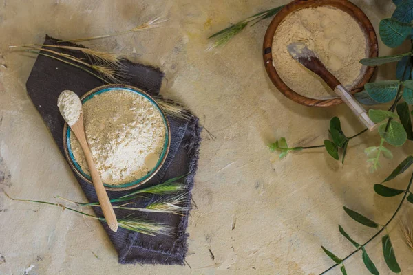 Farinha de glúten com alto índice proteico . — Fotografia de Stock