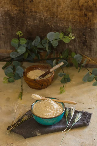 Gluten flour with high protein index. — Stock Photo, Image