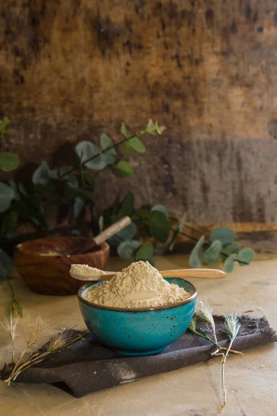 高タンパク質指数のグルテン小麦粉. — ストック写真