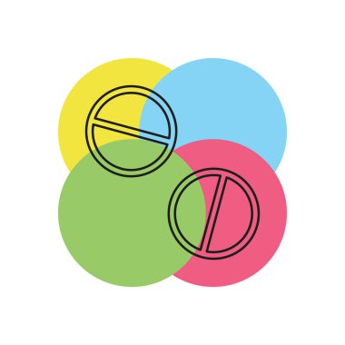 Tıbbi hapları simgesi, tıp simgesi, sağlık tablet, ilaç sembolü, kapsül ve ilaç - sağlık simgeler. İnce çizgi piktogram - anahattı kontur