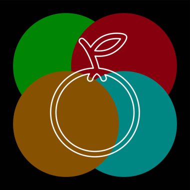 vektör taze turuncu - doğal meyve