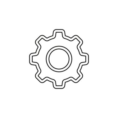 dişli vektör simgesi