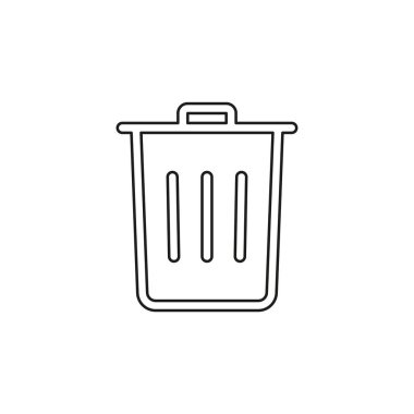 çöp vektör simgesi