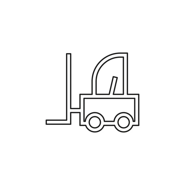 Forklift vector icon — Stock Vector