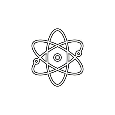 Atom vektör simgesi