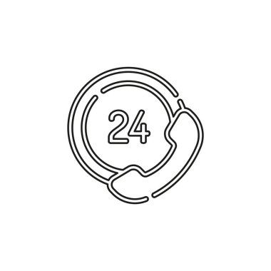 Teknik destek vektör simgesi