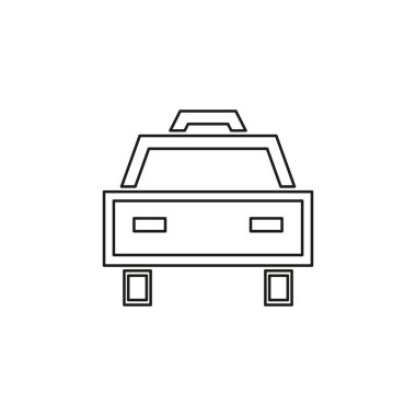 Taksi vektör simgesi