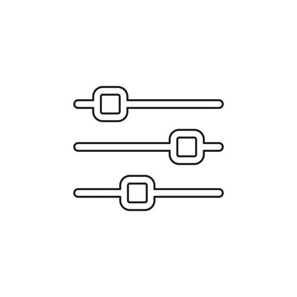 Ecualizador Vector Icono — Archivo Imágenes Vectoriales