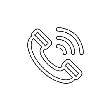 telefon arama vektör simgesi