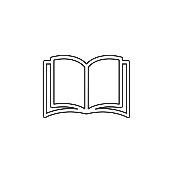 Open book vector icon — Stock Vector