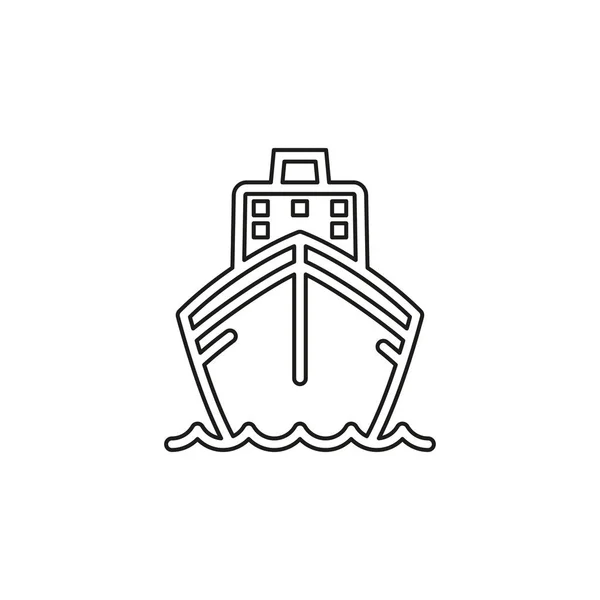 Vector de nave icono — Archivo Imágenes Vectoriales