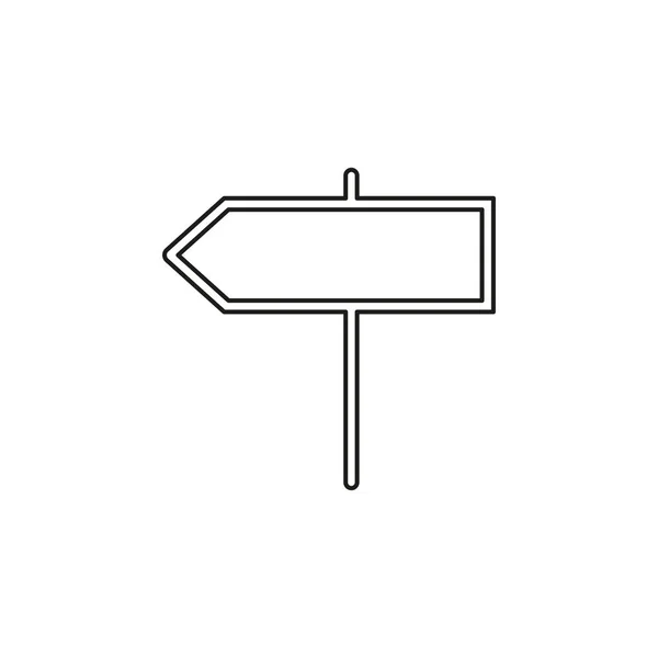 Vector indicaciones signo - calle carretera direccional — Archivo Imágenes Vectoriales