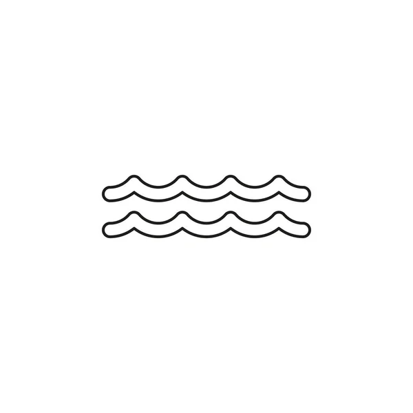 Vecteur Vague d'eau, rivière — Image vectorielle