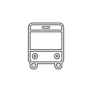 vektör Otobüs illüstrasyon - servis Otobüsü