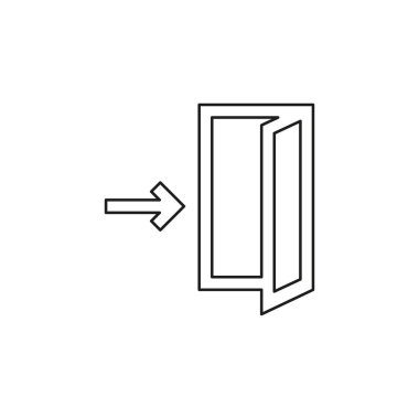 Acil çıkış işareti, çıkış kapı simgesi