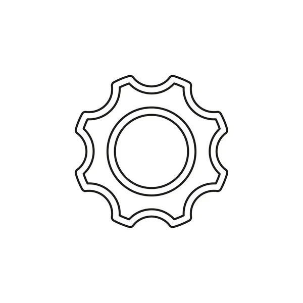 Vector gear - cog icon - settings symbol — Stock Vector