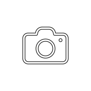 vektör kamera simgesi - dijital fotoğrafçılık sembolü