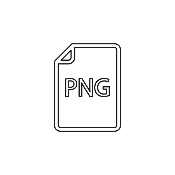 Png document icon - Vektordateiformat herunterladen — Stockvektor