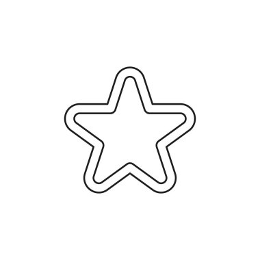 vektör yıldız sembolü, derecelendirme veya ödül şekli