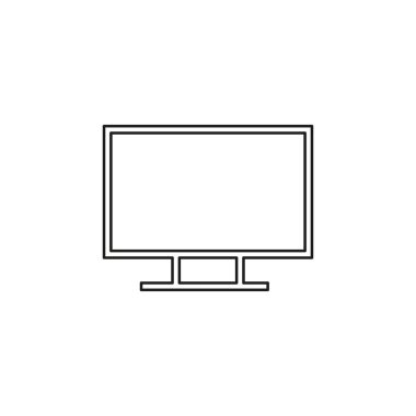 televizyon ekran simgesi - medya simgesi - yayın