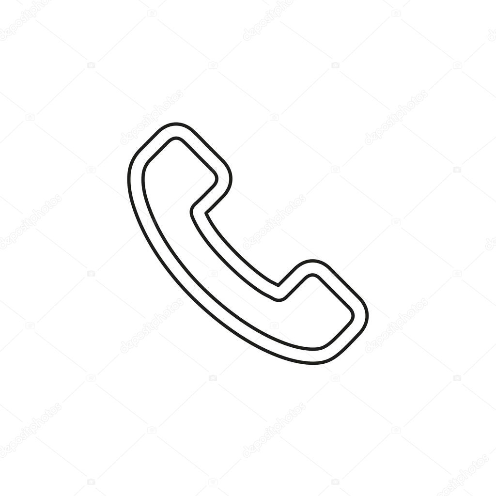 Phone sign icon- Call center, communication