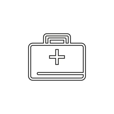 tıbbi takımı - vektör doktor case çizim