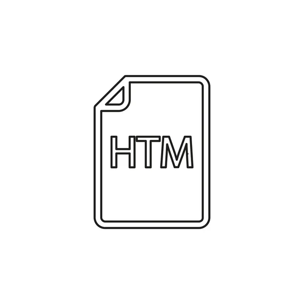 Letöltés Htm dokumentumot ikon - vektoros fájl formátumban — Stock Vector